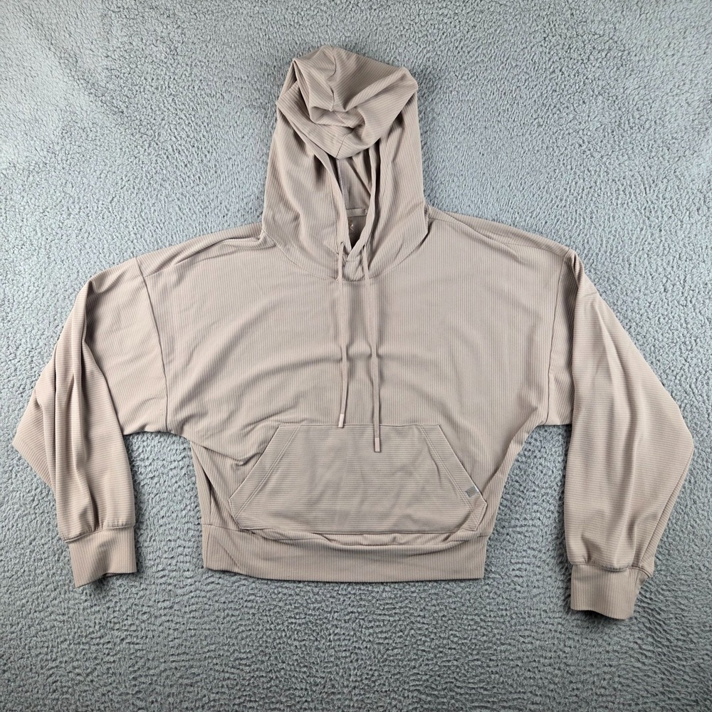 Rhone Women's Women's Ripple Golf Hoodie Taupe Small